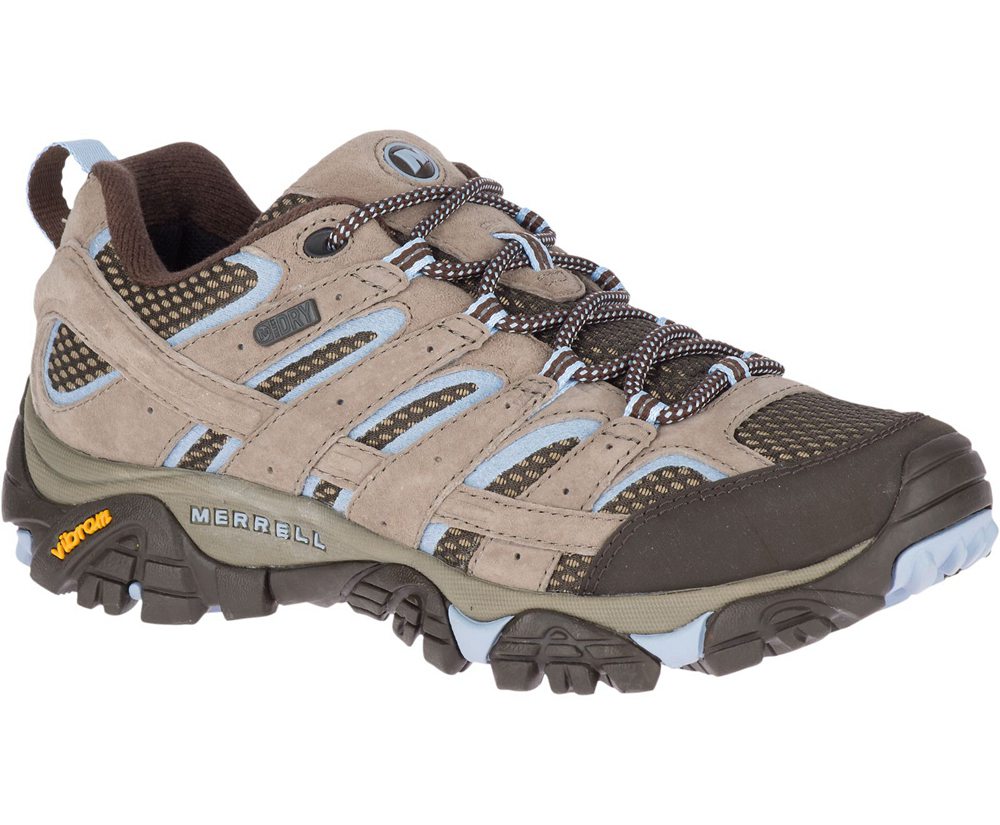 Merrell Vandresko Dame - Moab 2 Waterproof - Grå - KIR732910